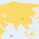 Répartition géographique du panda rgéant